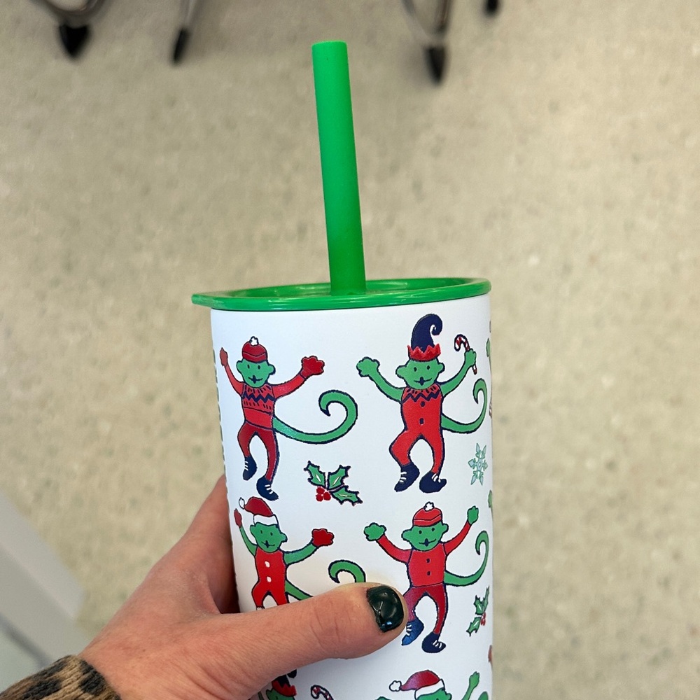 Roller Rabbit Starbucks Coffeehouse Bonanza stainless steel tumbler NEVER USED